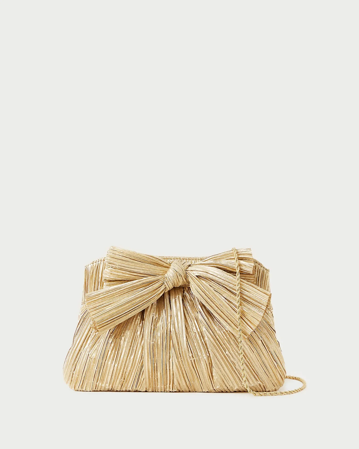 Refined Craft Casual Chic Rayne Gold Bow Clutch