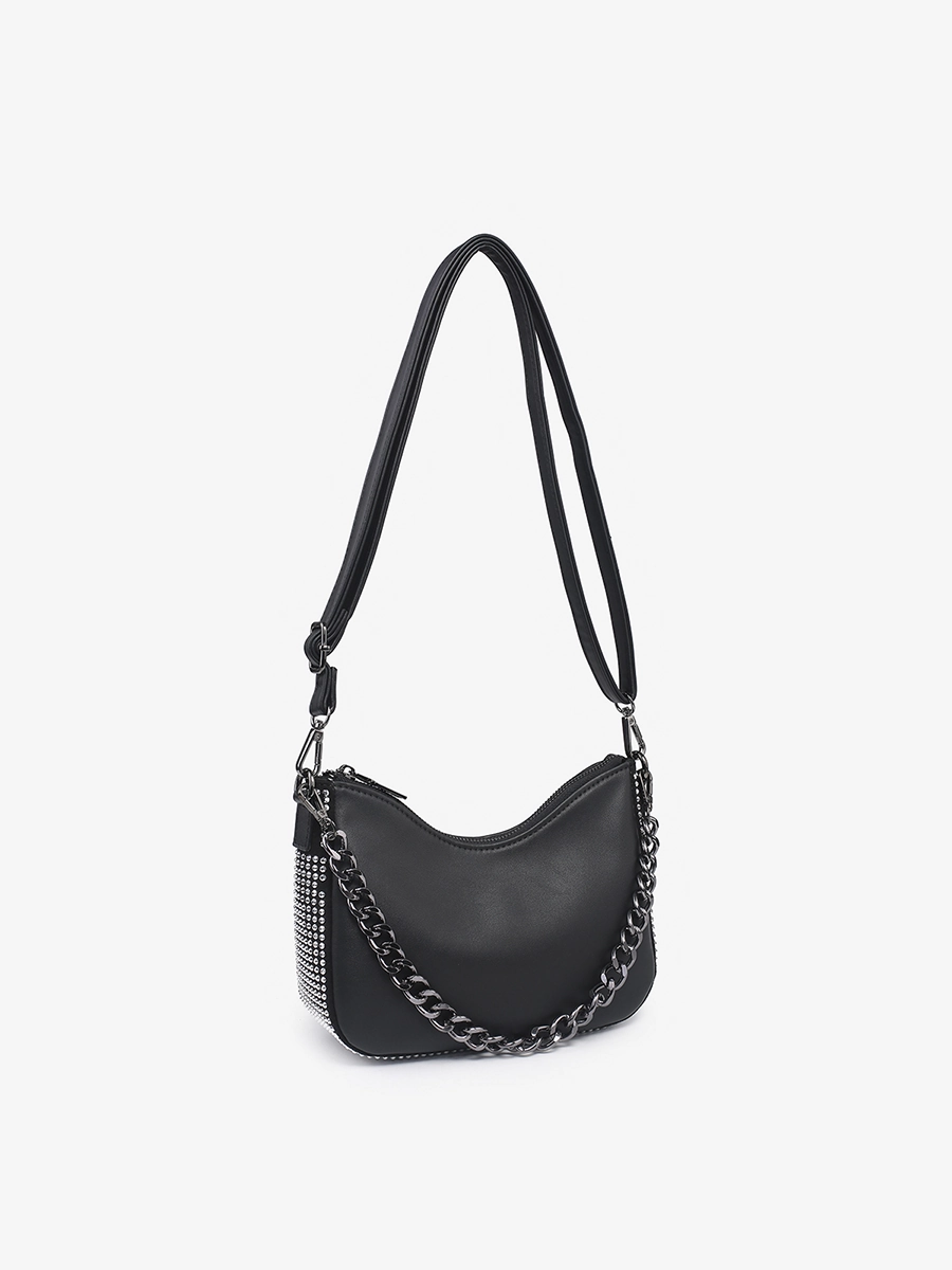Modern Classic Classic Style Sabine Vegan Grommet Shoulder Bag