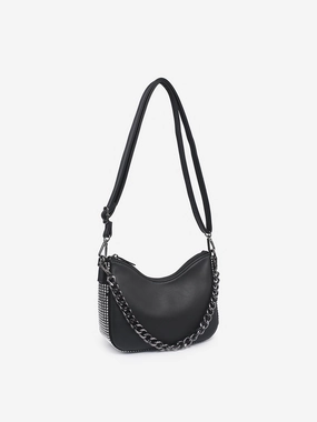 Modern Classic Classic Style Sabine Vegan Grommet Shoulder Bag