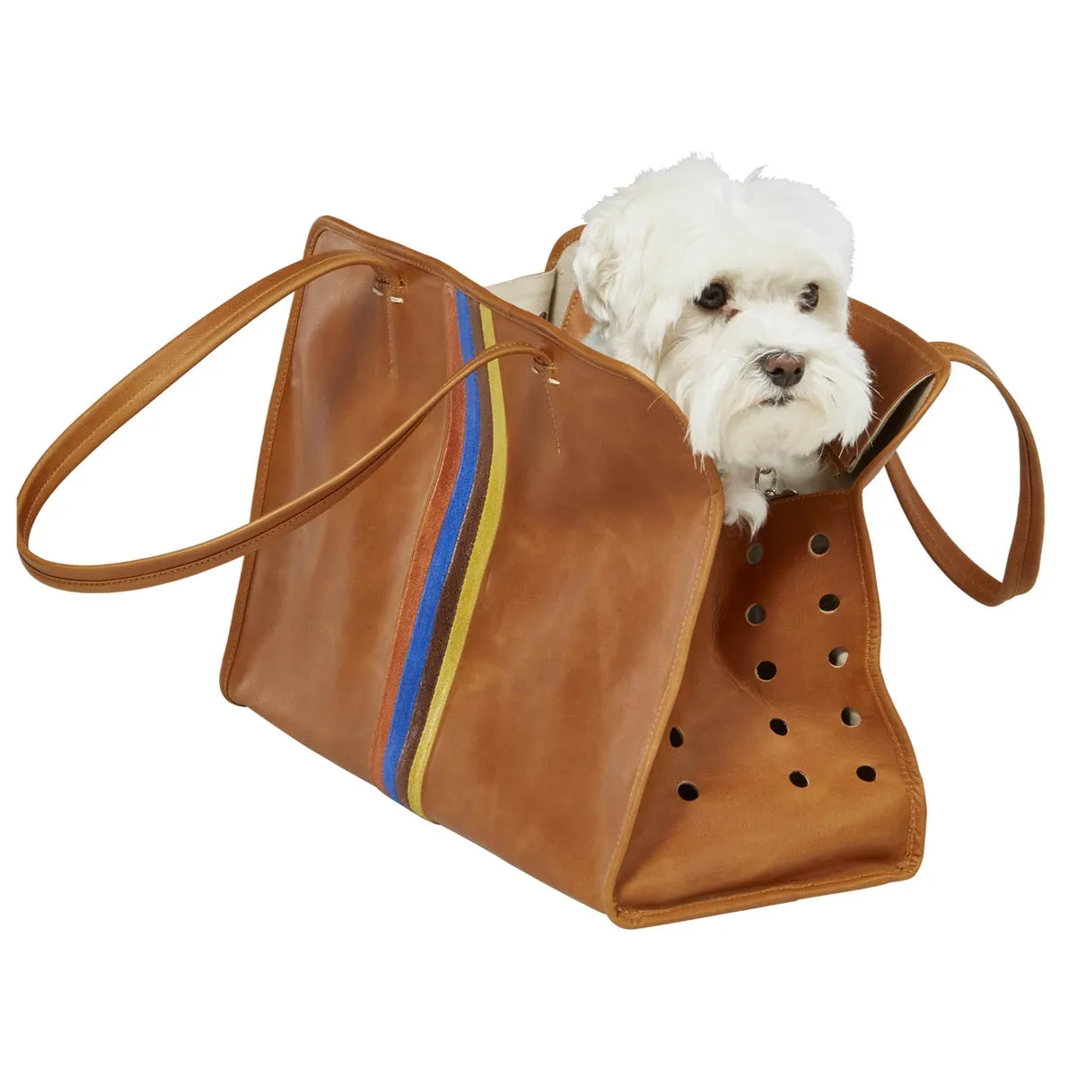 Felicia Leather Dog Carrier Outdoor functionality