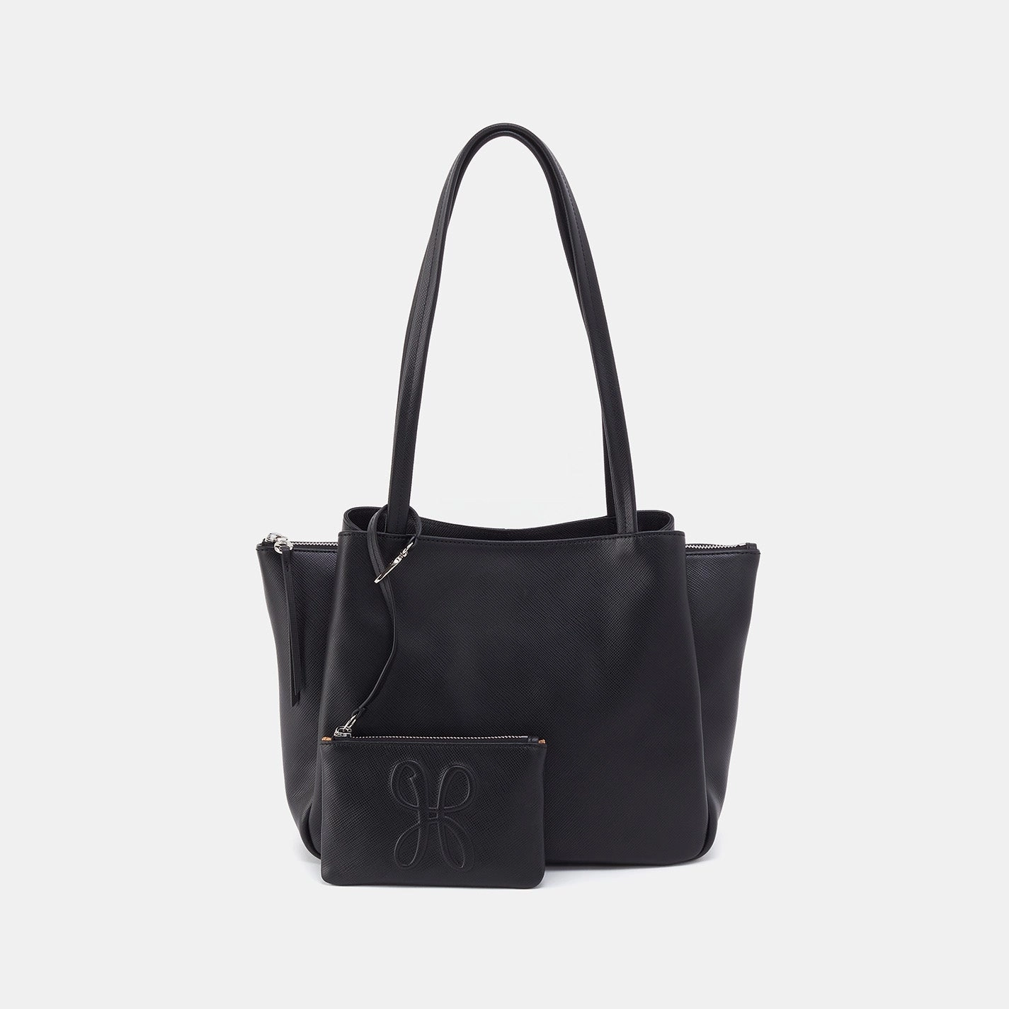 Essential Medium Tote In Soft Saffiano Leather - Black Outdoor Gear Essential