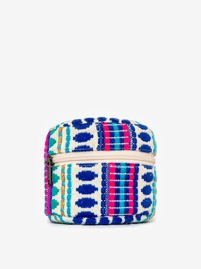 Fashion Finish Ansley Round Cosmetic Pouch/Bag