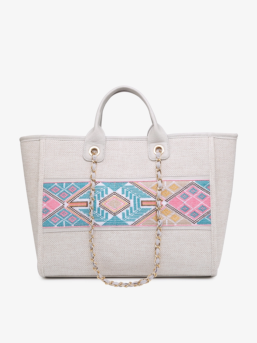 Trendy Detailing Sophisticated Detail Kristina Vegan Tribal Satchel
