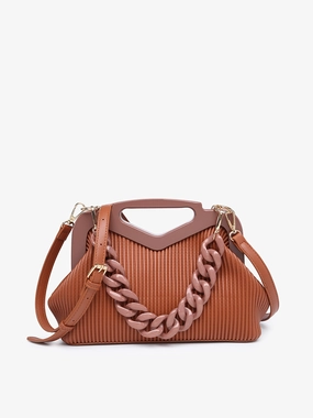 Party Ready Remy Vegan Pleated Frame Bag