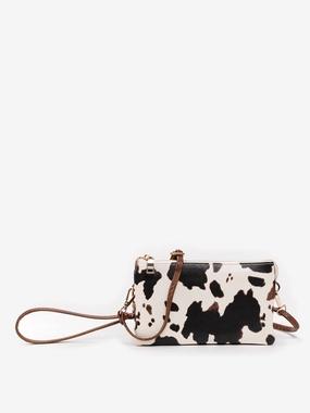 Riley Vegan Cow Crossbody Durable Material