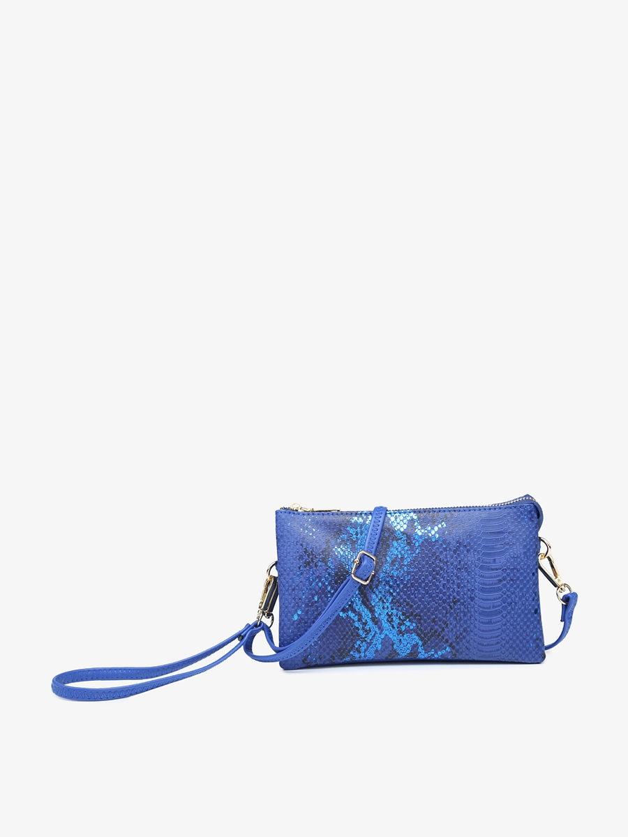 Monochrome Style Luxury Fabric Riley Vegan Snake Crossbody