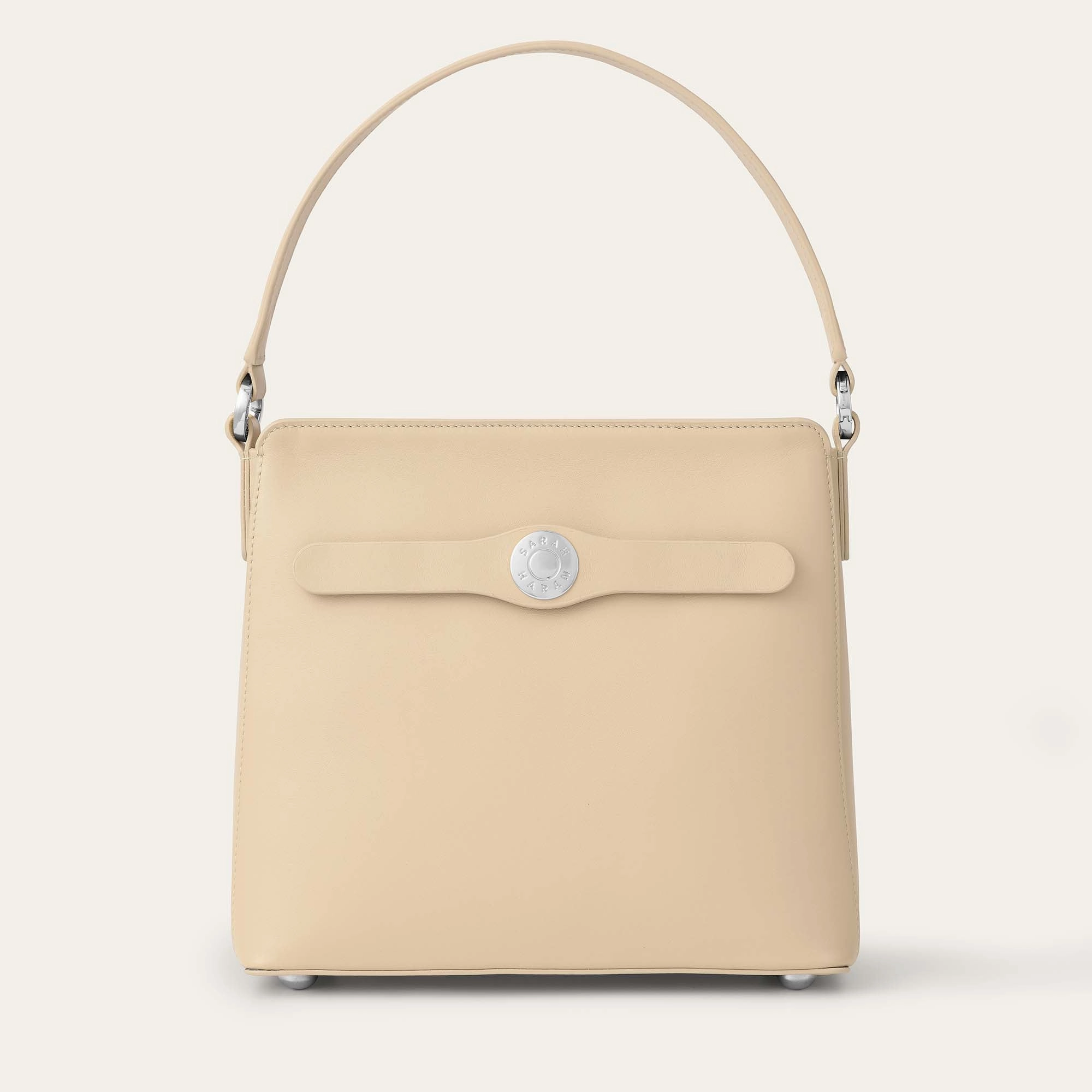 Daily Travel Urban Mobility Rosa Handbag | Nude with Silver hardware