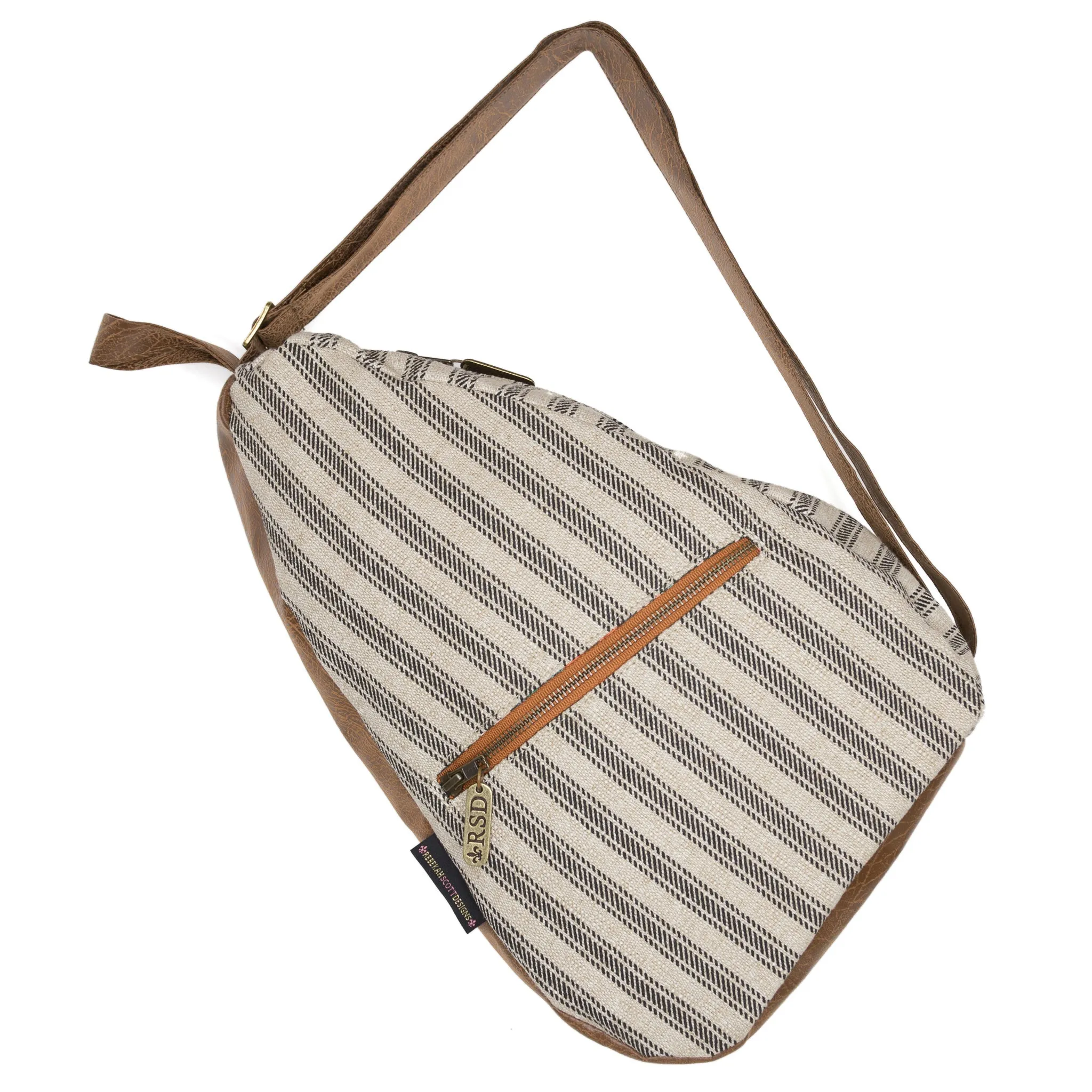 Ensures you can keep your essentials close by without the bulk Compact Lightweight Design Rozzi: Ticking Stripe