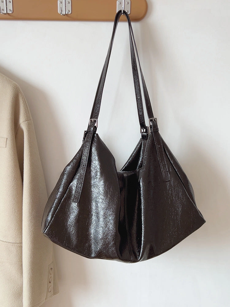 Timeless Simplicity Outdoor Function Elena Handbags Soft Suede Shoulder Bag