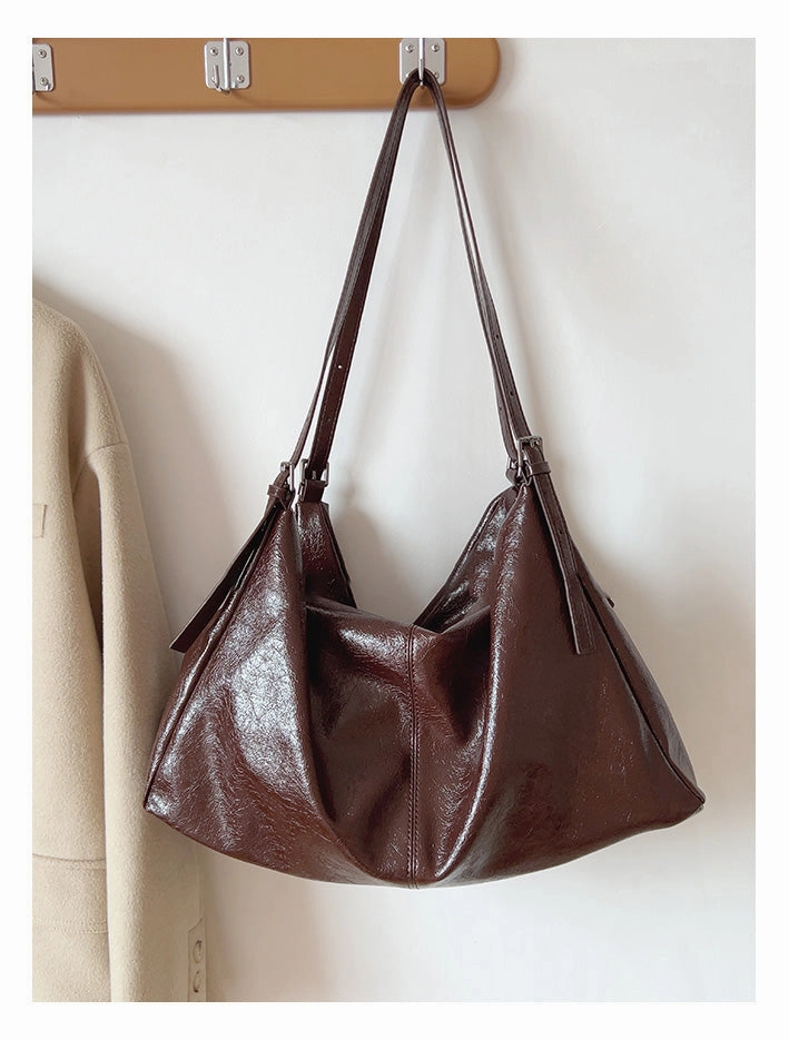 Trendy Choice Casual Style Elena Handbags Soft Suede Shoulder Bag