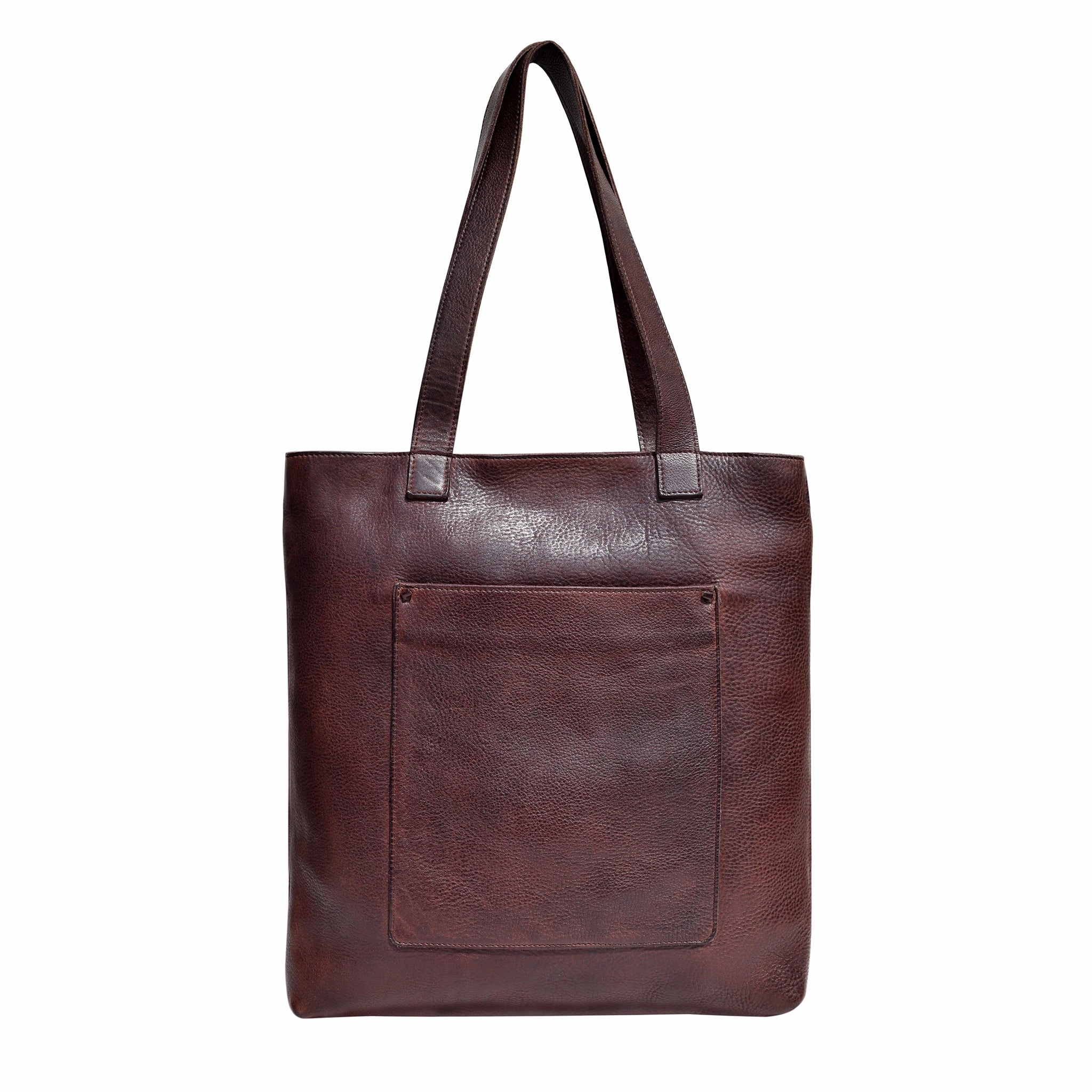 Refined Simplicity Minimal Look Larkspur Leather Tote Bag