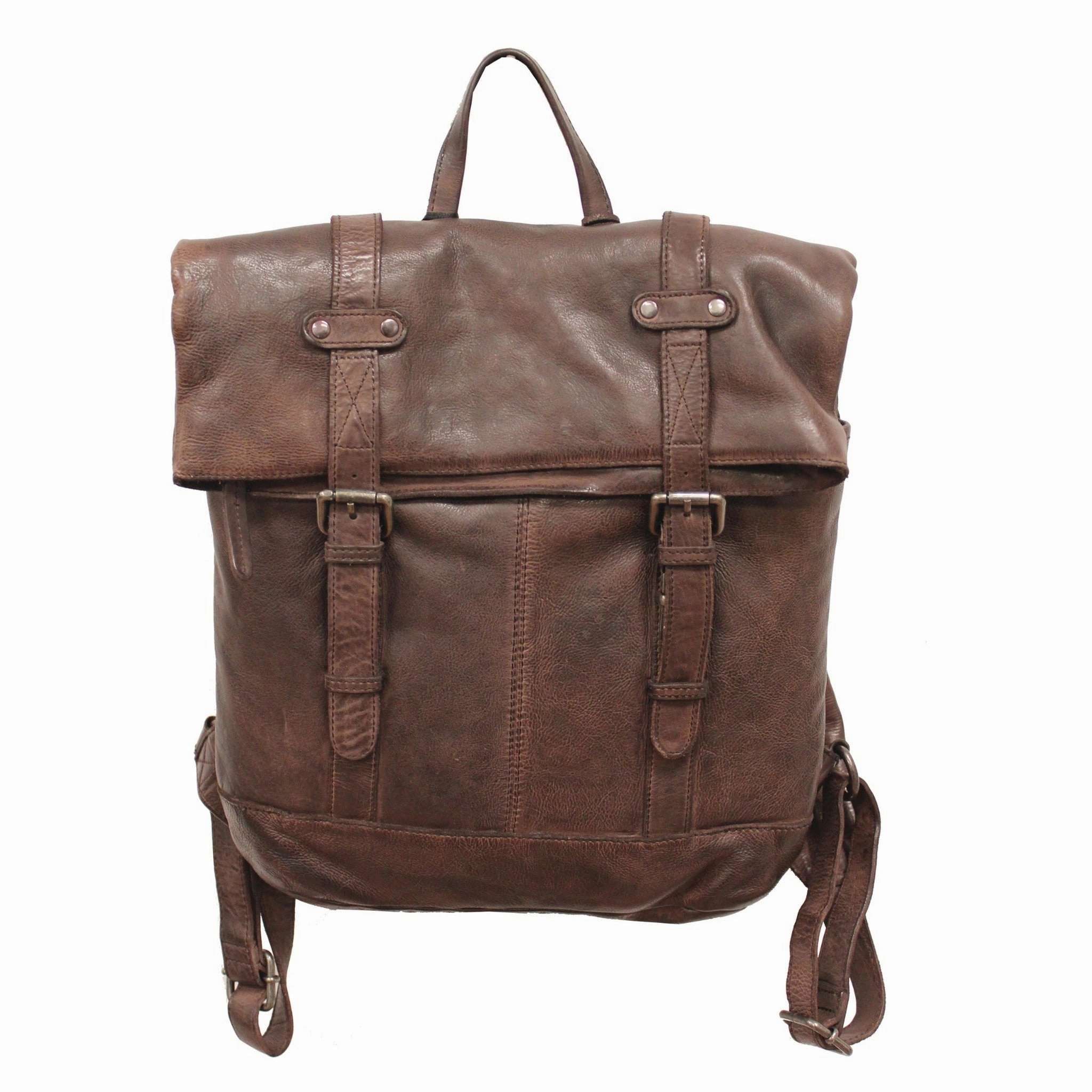 Daily Carry Urban Travel Barcelona Leather Backpack