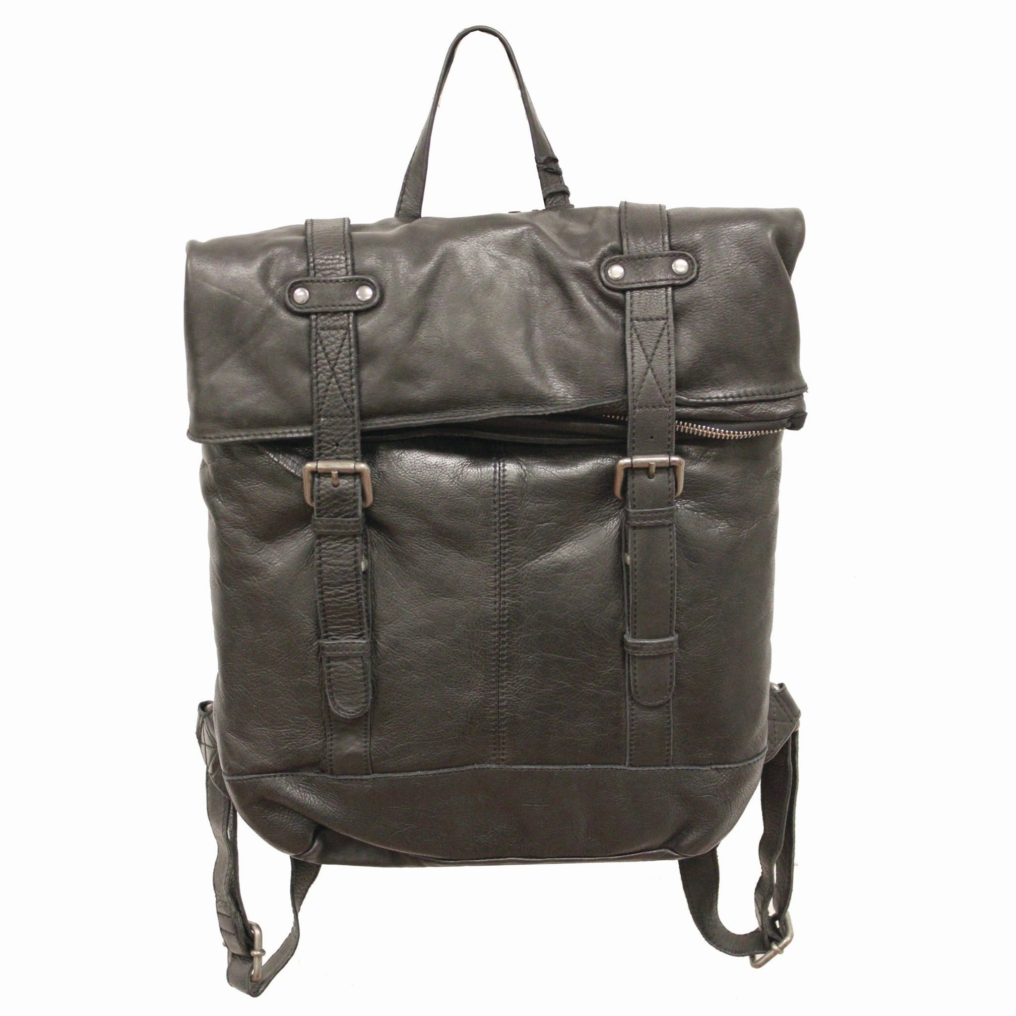 Barcelona Leather Backpack Minimal Gear