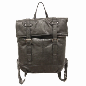 Barcelona Leather Backpack Lightweight Organizer