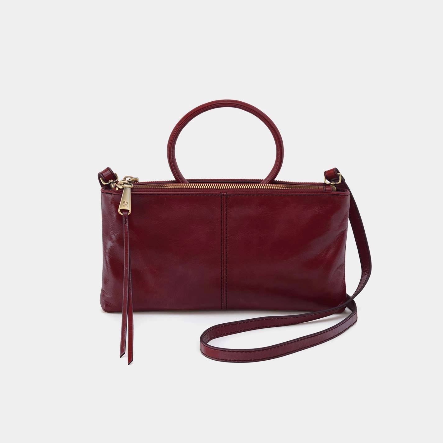 Sable Crossbody in Polished Leather - Saddleberry On-The-Go