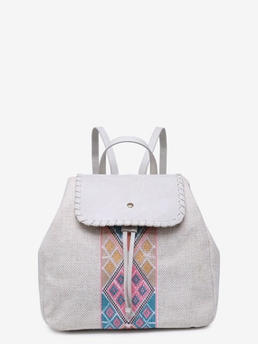 Modern Aesthetic Saffron Vegan Tribal Backpack