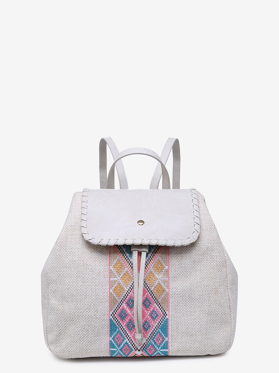 Modern Aesthetic Saffron Vegan Tribal Backpack