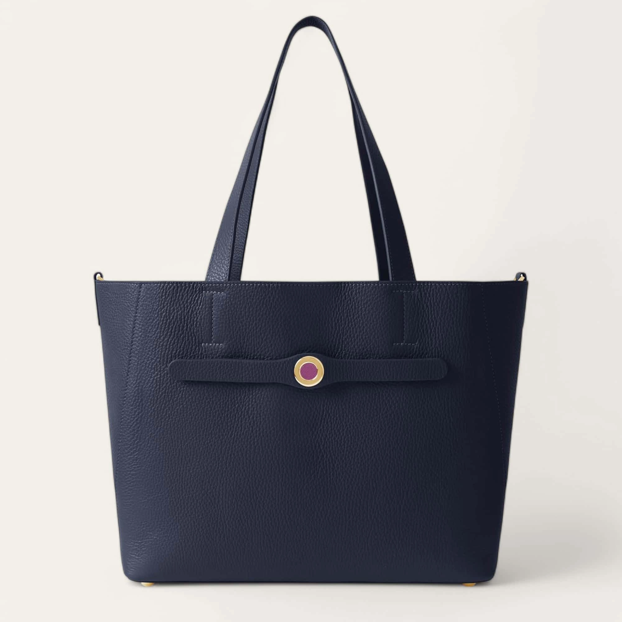 Sarah Tote | Navy with Gold hardware Casual Comfort
