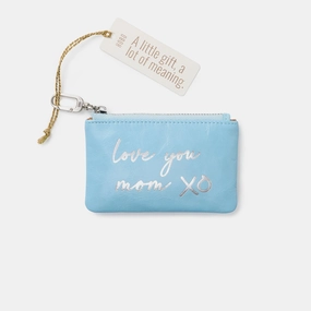 Sentiment Pouch In Polished Leather - Stratosphere Love You Daily Essential