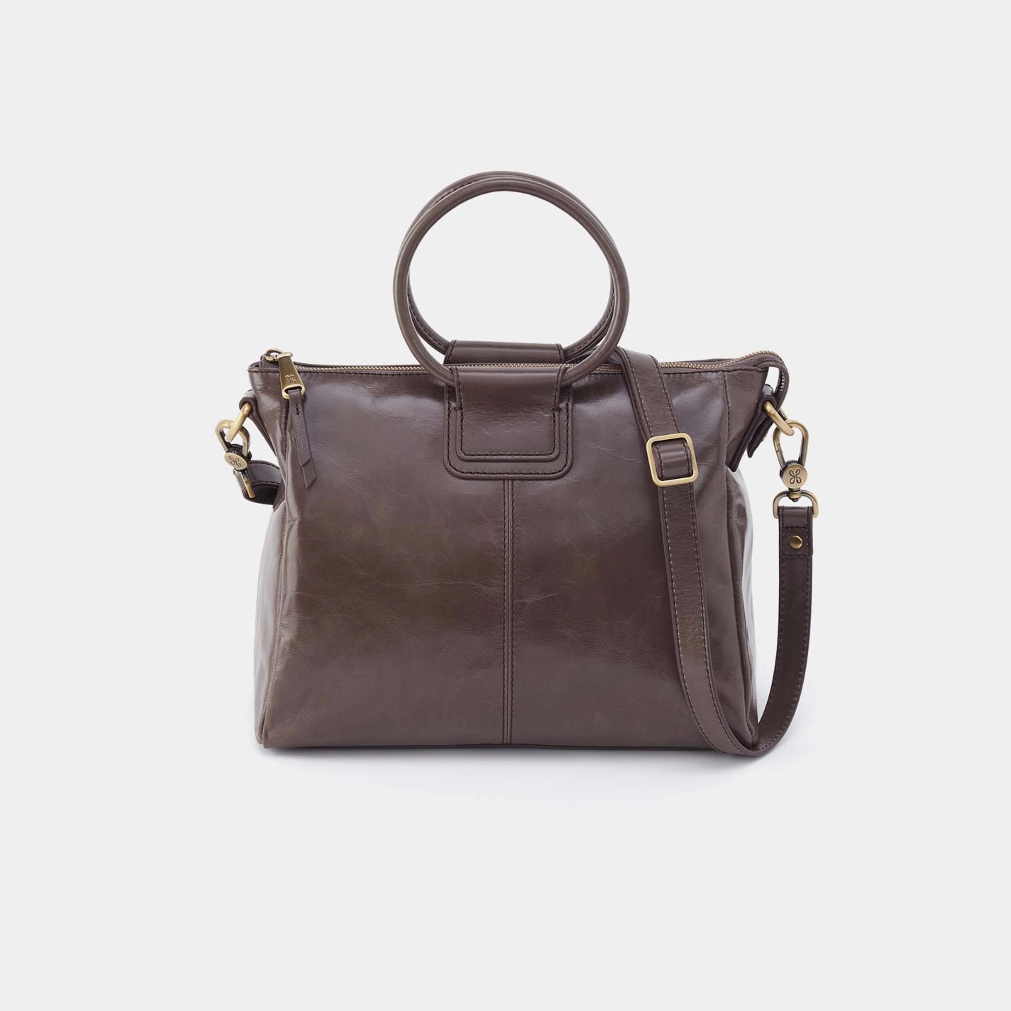 Sheila Medium Satchel in Polished Leather - Hearthstone Functional Companion