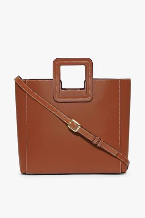 Timeless Feature SHIRLEY LEATHER BAG | SADDLE