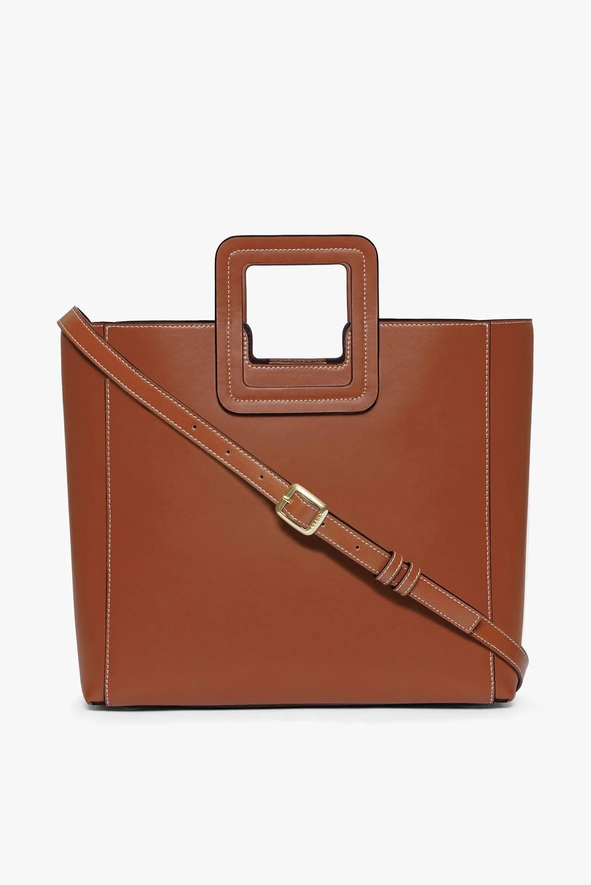 Timeless Feature SHIRLEY LEATHER BAG | SADDLE