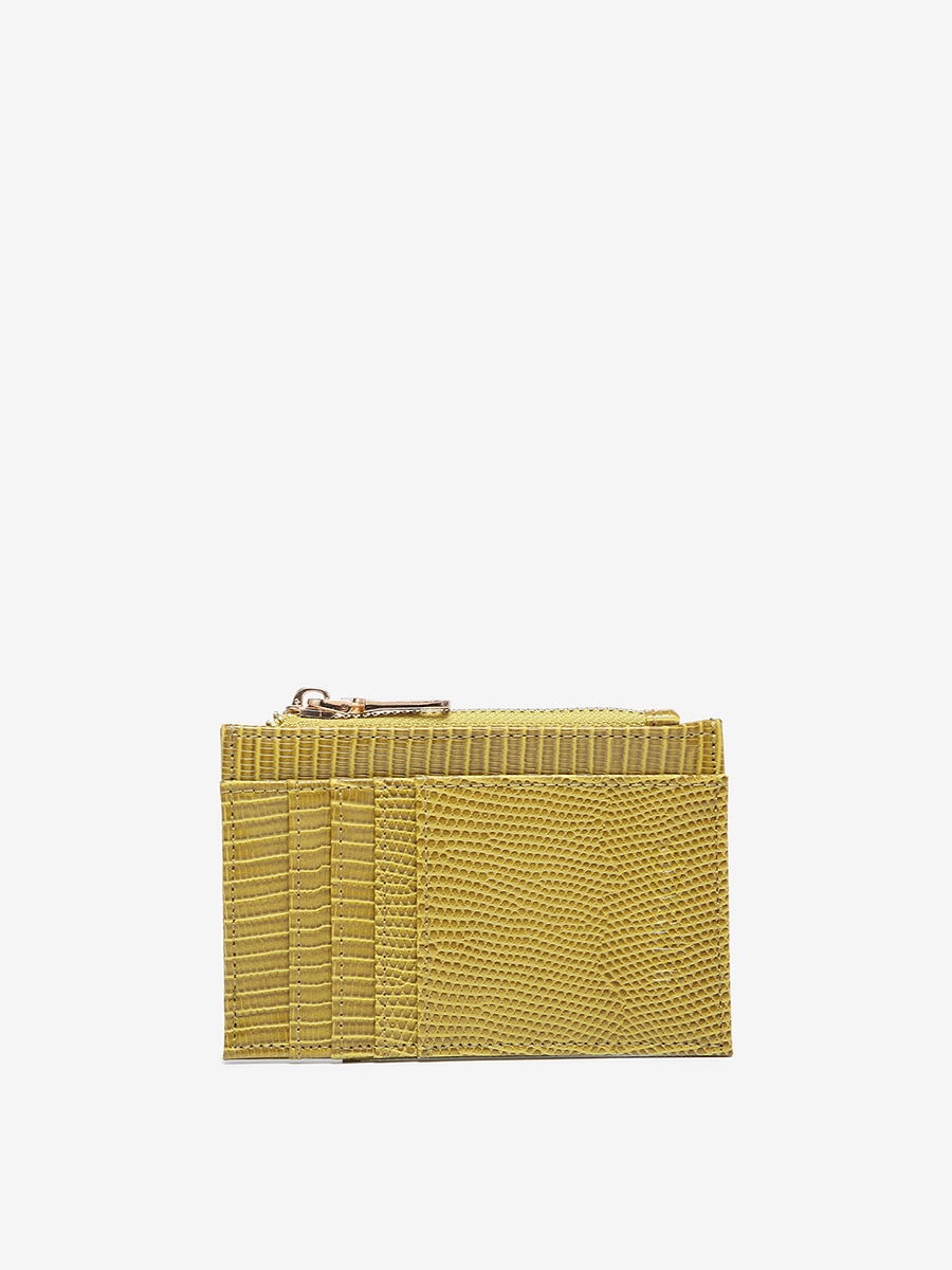 Trendy Accessory Polished Aesthetic Sia Vegan Lizard Wallet