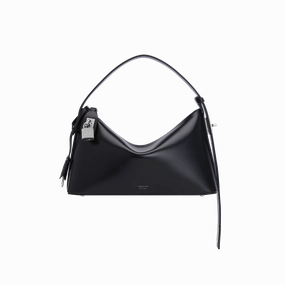 Casual Fashion Silver Black Hobo Bag