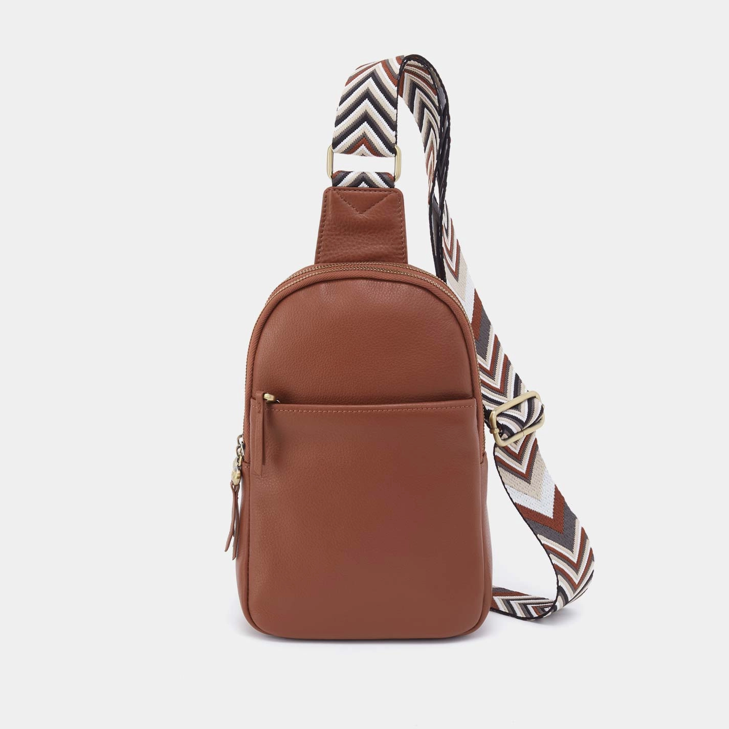 Cass Sling in Pebbled Leather - Bridle Brown Versatile Use