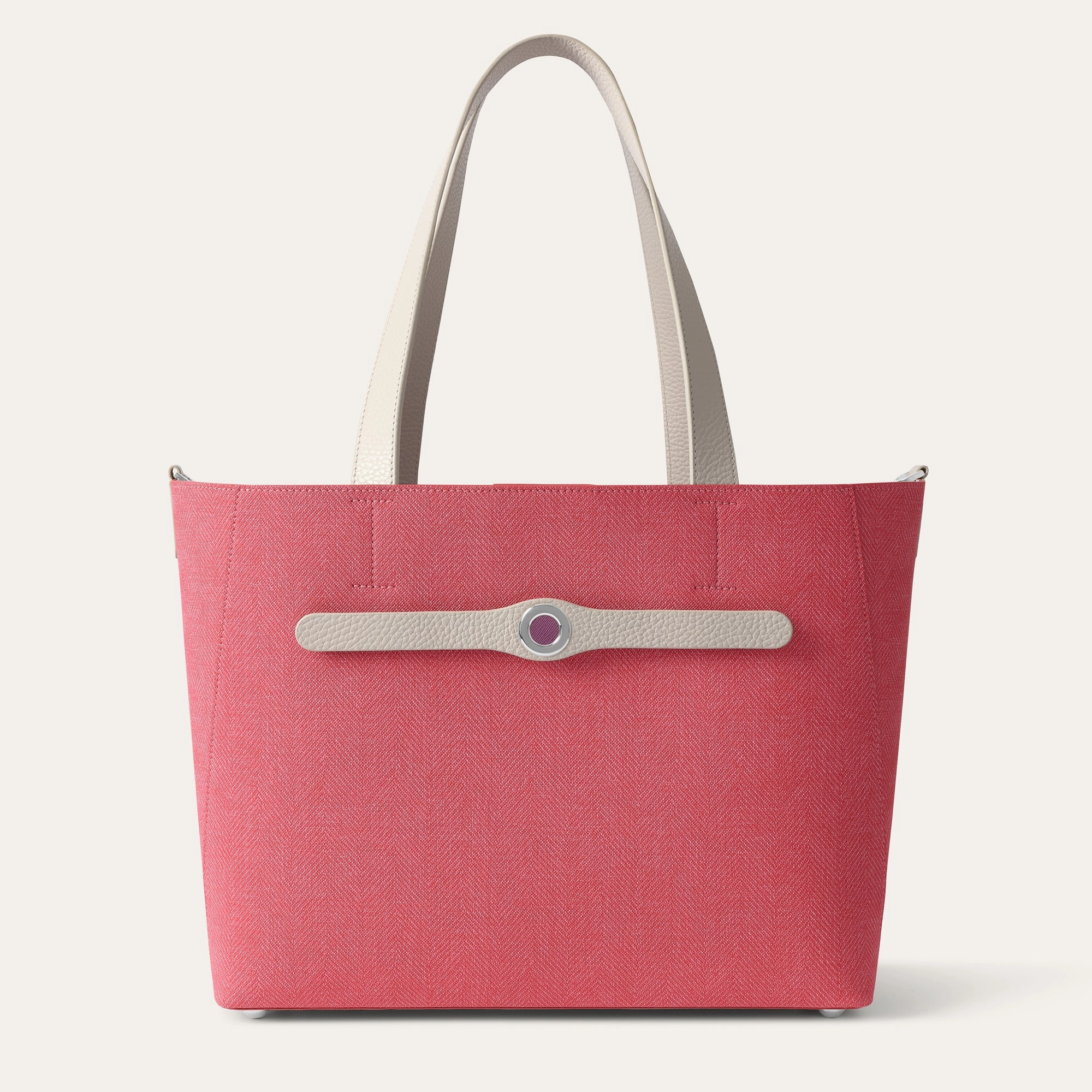 Comfort Style Urban Essential Sarah Tote | Strawberry Porcelain with Silver hardware