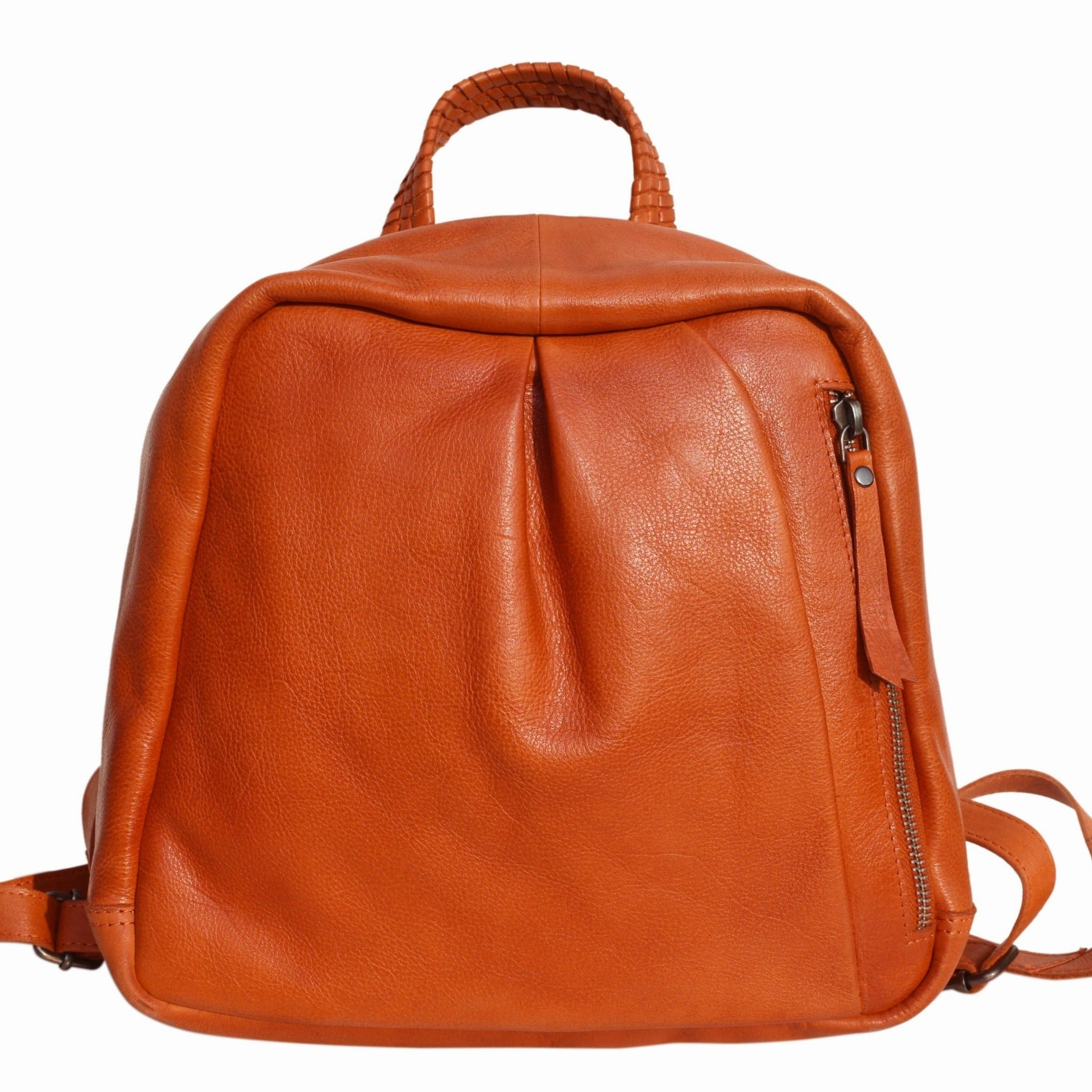 Durable Build Effortless Organizer Sussex Leather Backpack