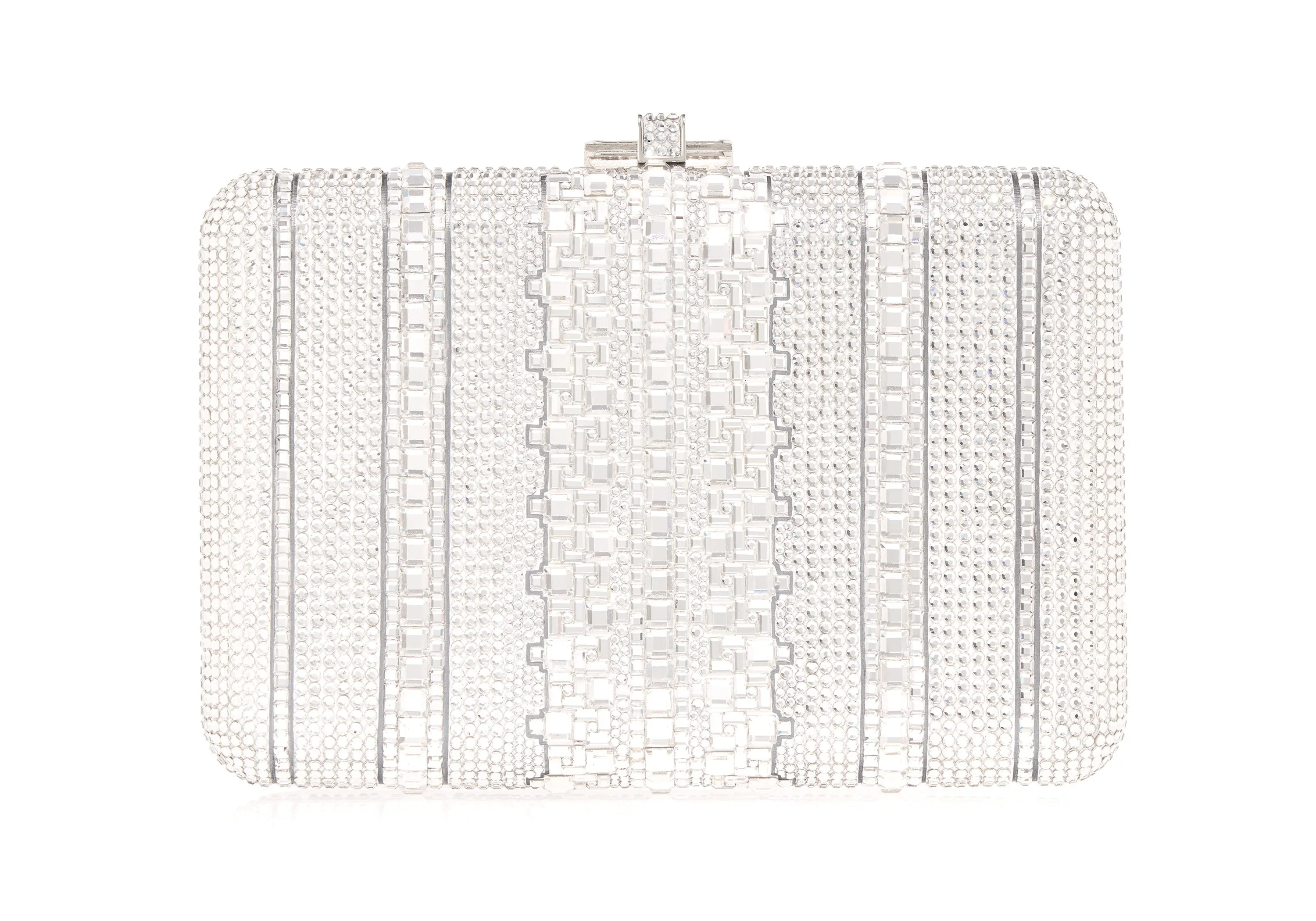 Casual Outfit Slim Slide Crystal Lattice Silver