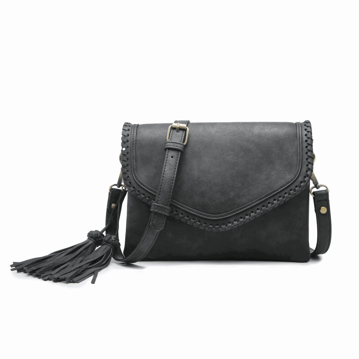 Sloane Flapover 3-Compartment Crossbody Shoulder Bag Functional Form