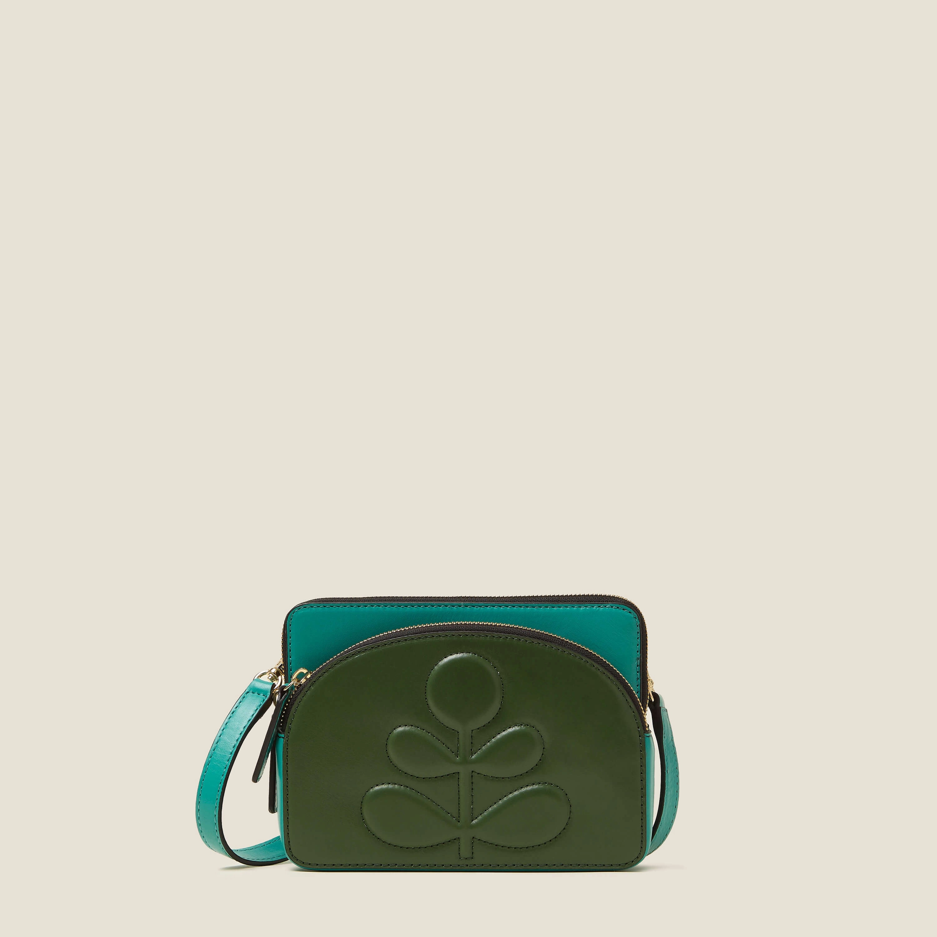 Portia East Crossbody - Embossed Stem Turquoise Outdoor Travel outdoor durability