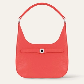 Florence Shoulder Bag | Coral with Silver hardware Smart Carry