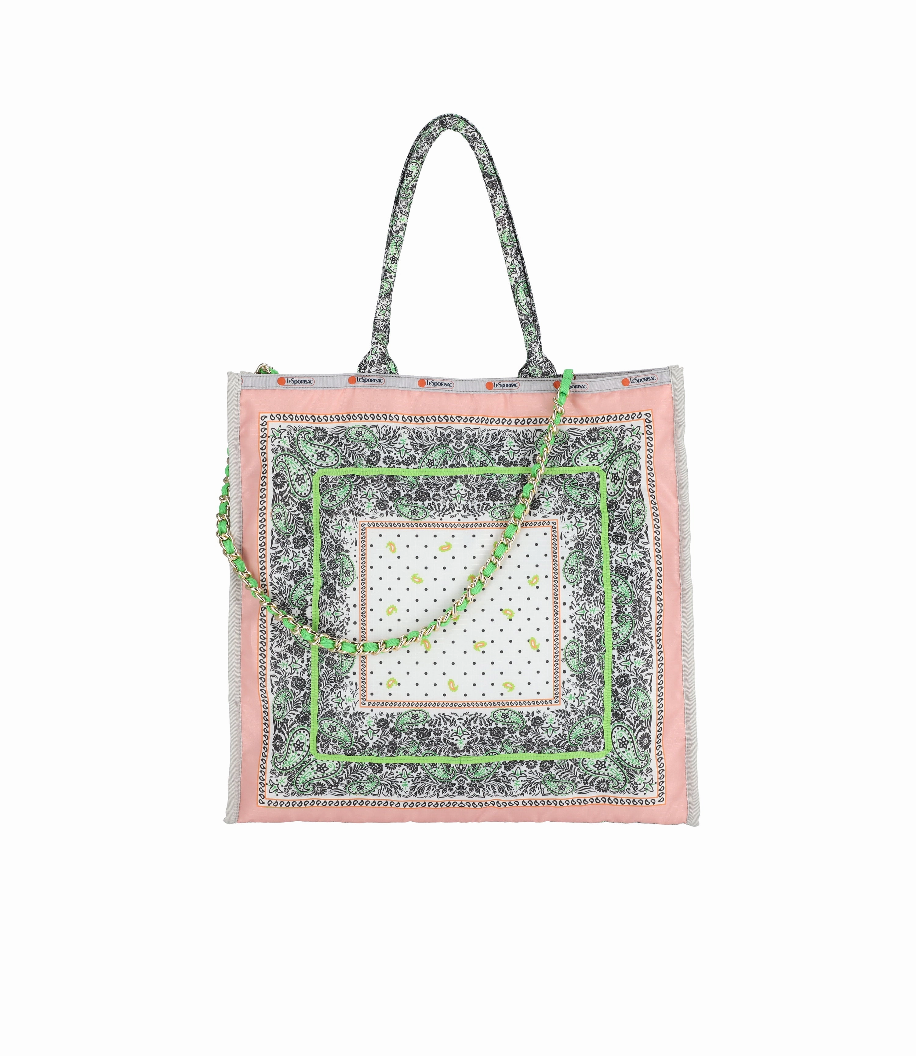 Large Chain Tote Sustainable Material Eco conscious