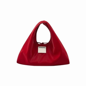Everyday Durability (Red Velvet)Classic Hobo Bag - TENERA Velvet Collection