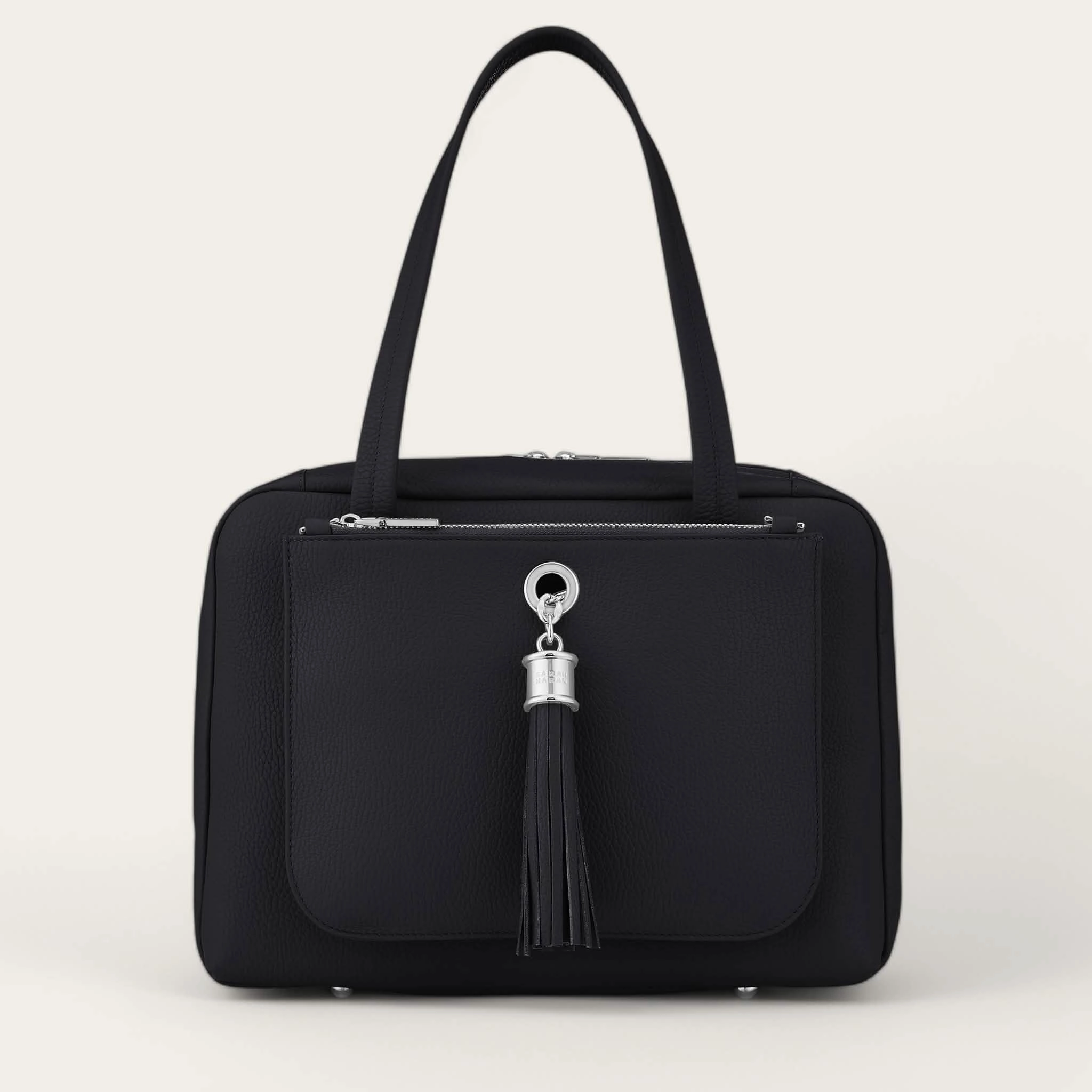 Urban Function Jessica Shoulder Bag | Black with Silver hardware