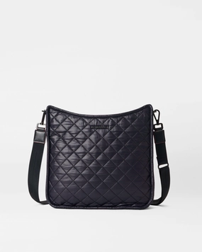 Soft Leather Texture Black Box Crossbody