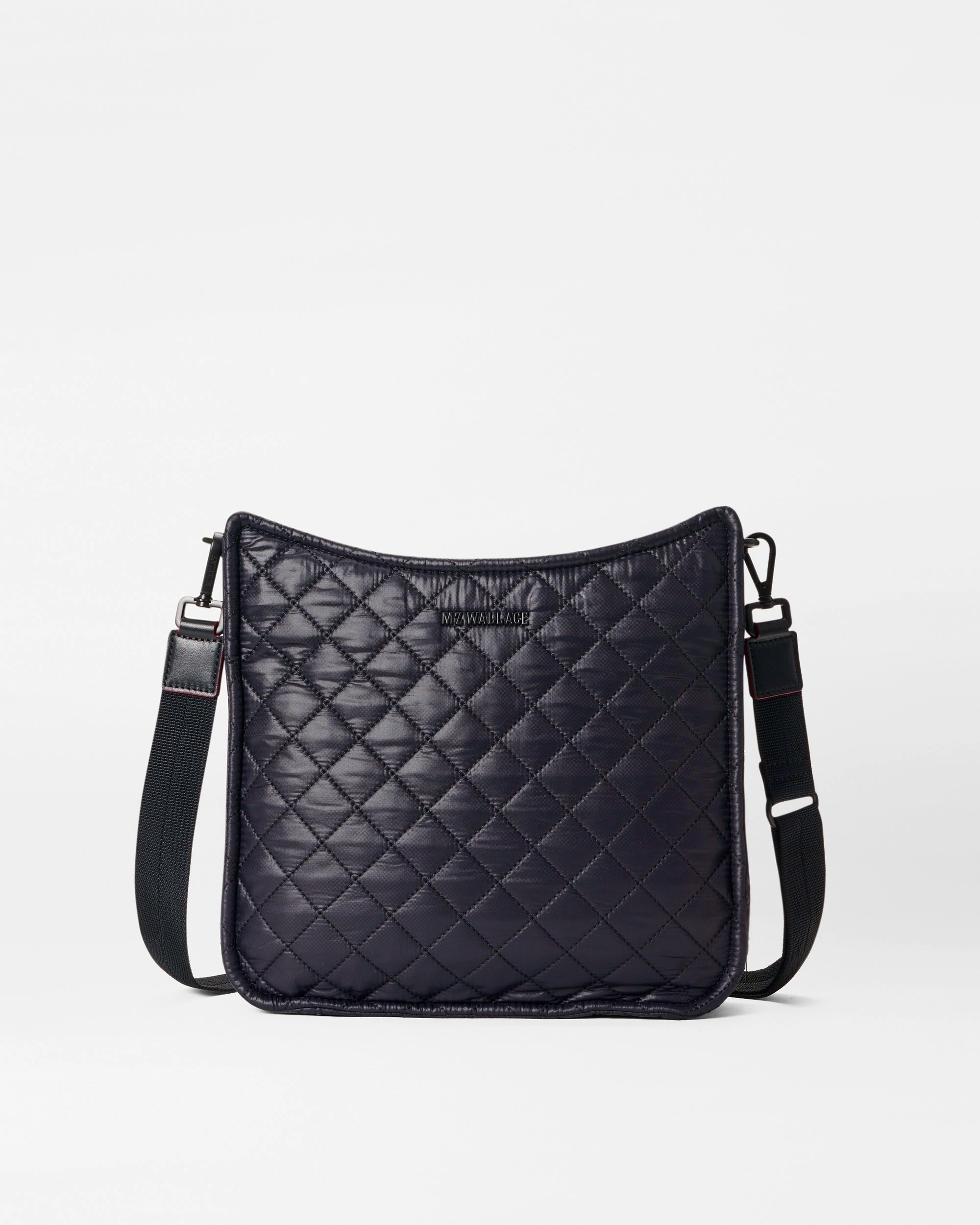 Soft Leather Texture Black Box Crossbody