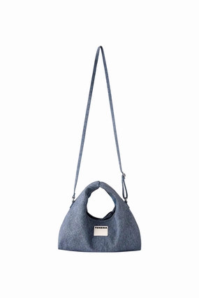 Daily Carry Gear (Denim Blue)Mini Hobo Bag-TENERA Denim Collection