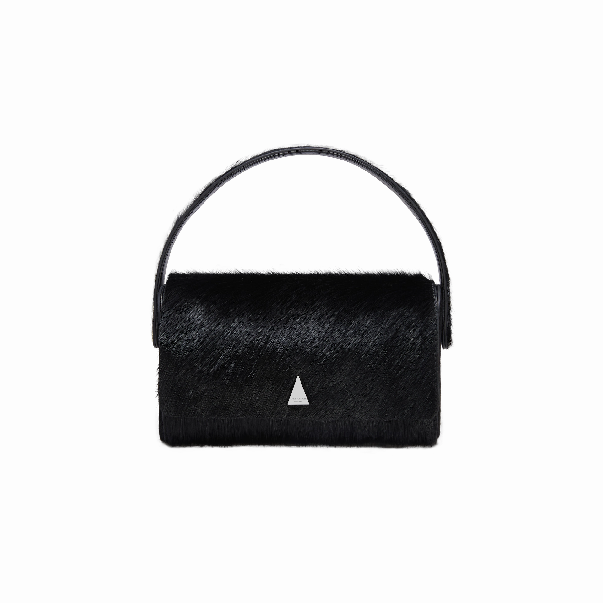Black Calf Hair La Pochette Everyday Travel Stylish Functionality