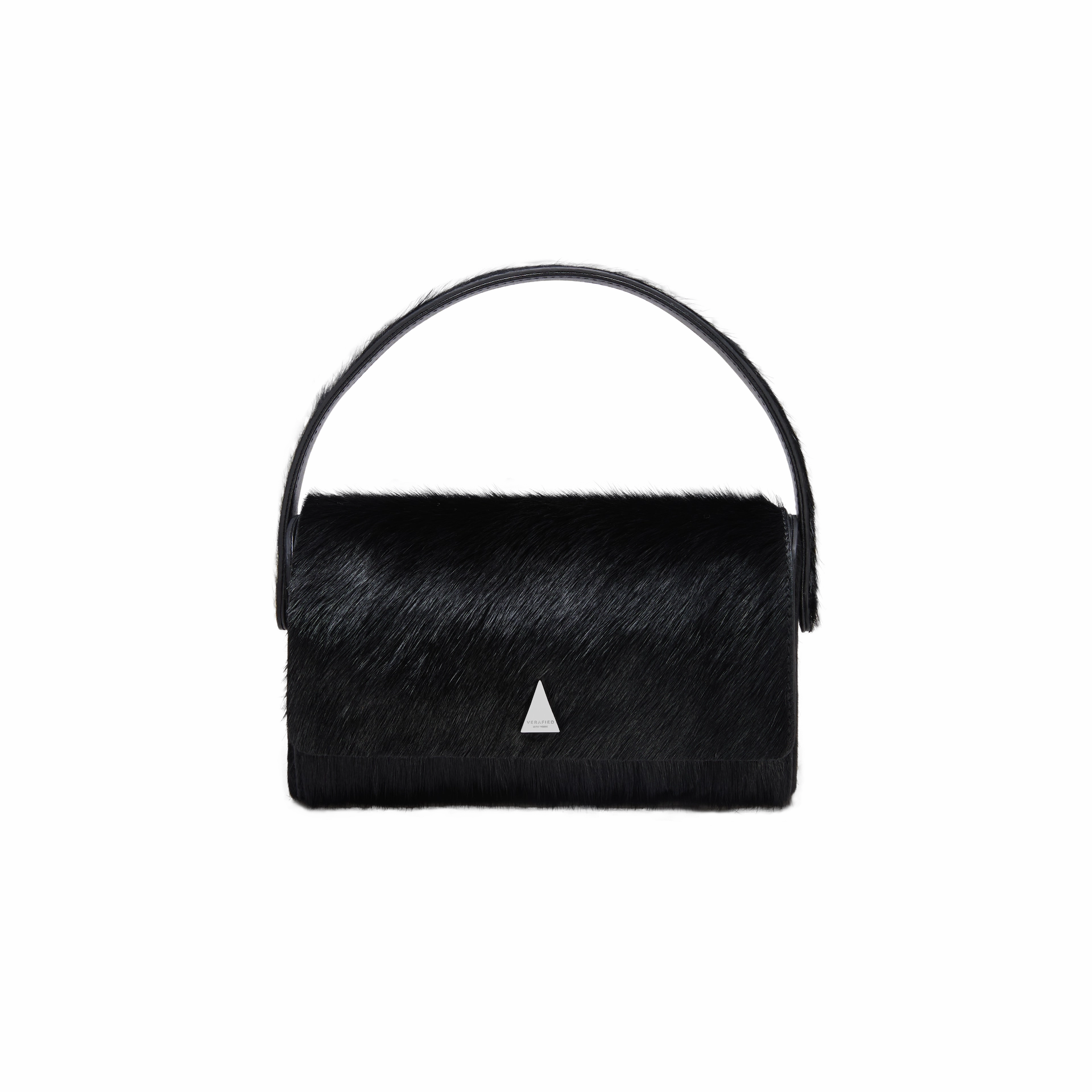 Weekend Companion premium design Black Calf Hair La Pochette
