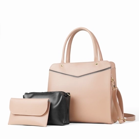 Smart set of 3 Bag peach Premium Quality