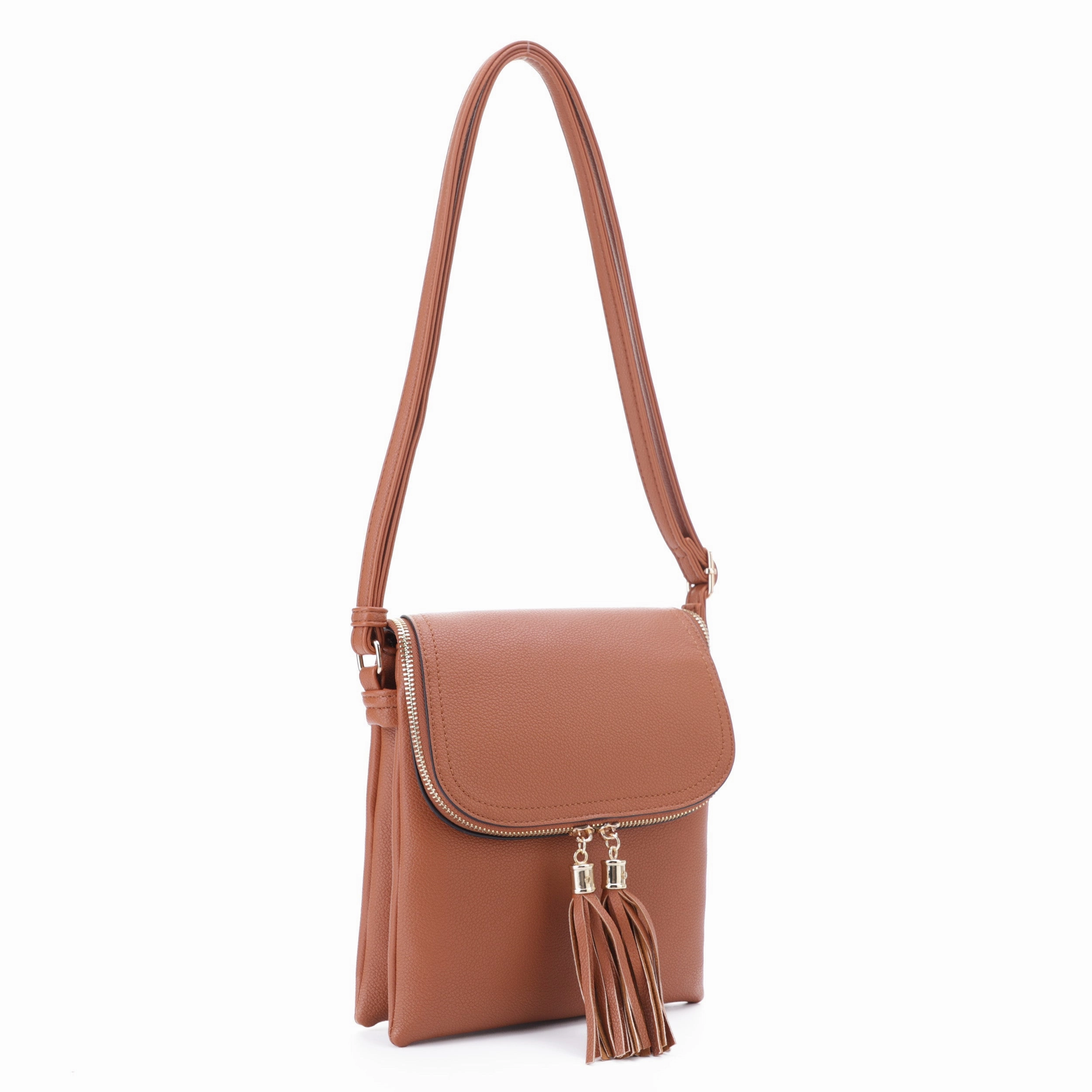 Everyday Organizer Weekend Escape Thalia Double Tassel Flap Crossbody