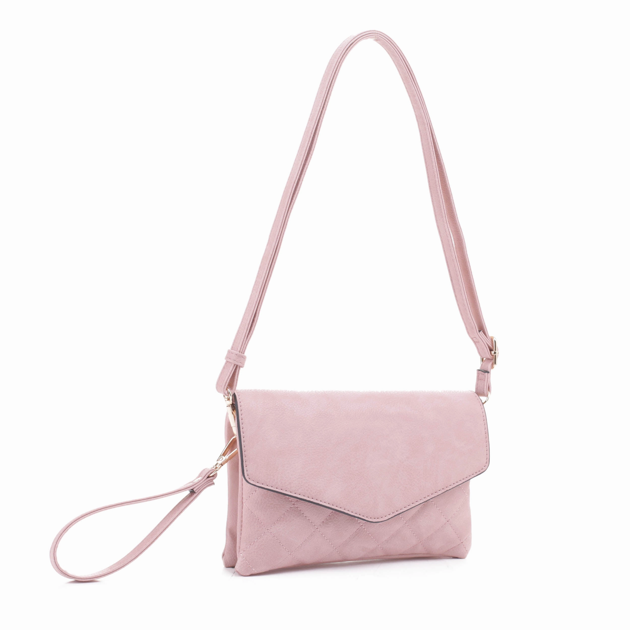 Cavanaugh Diamond Quilted Flap Crossbody Weekend Getaway Modern Everyday