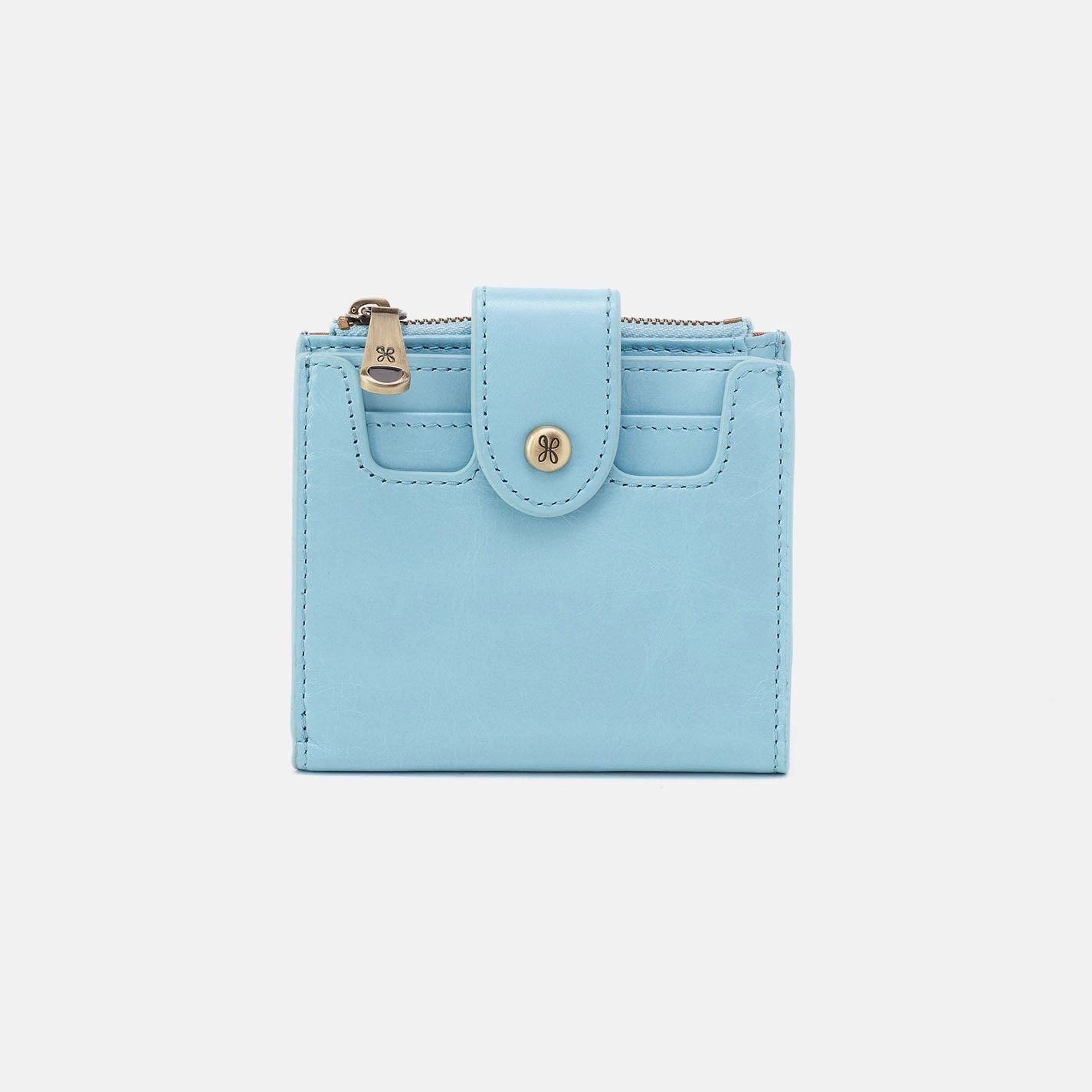 Casual Comfort Versatile Comfort Dunn Mini Wallet In Polished Leather - Stratosphere