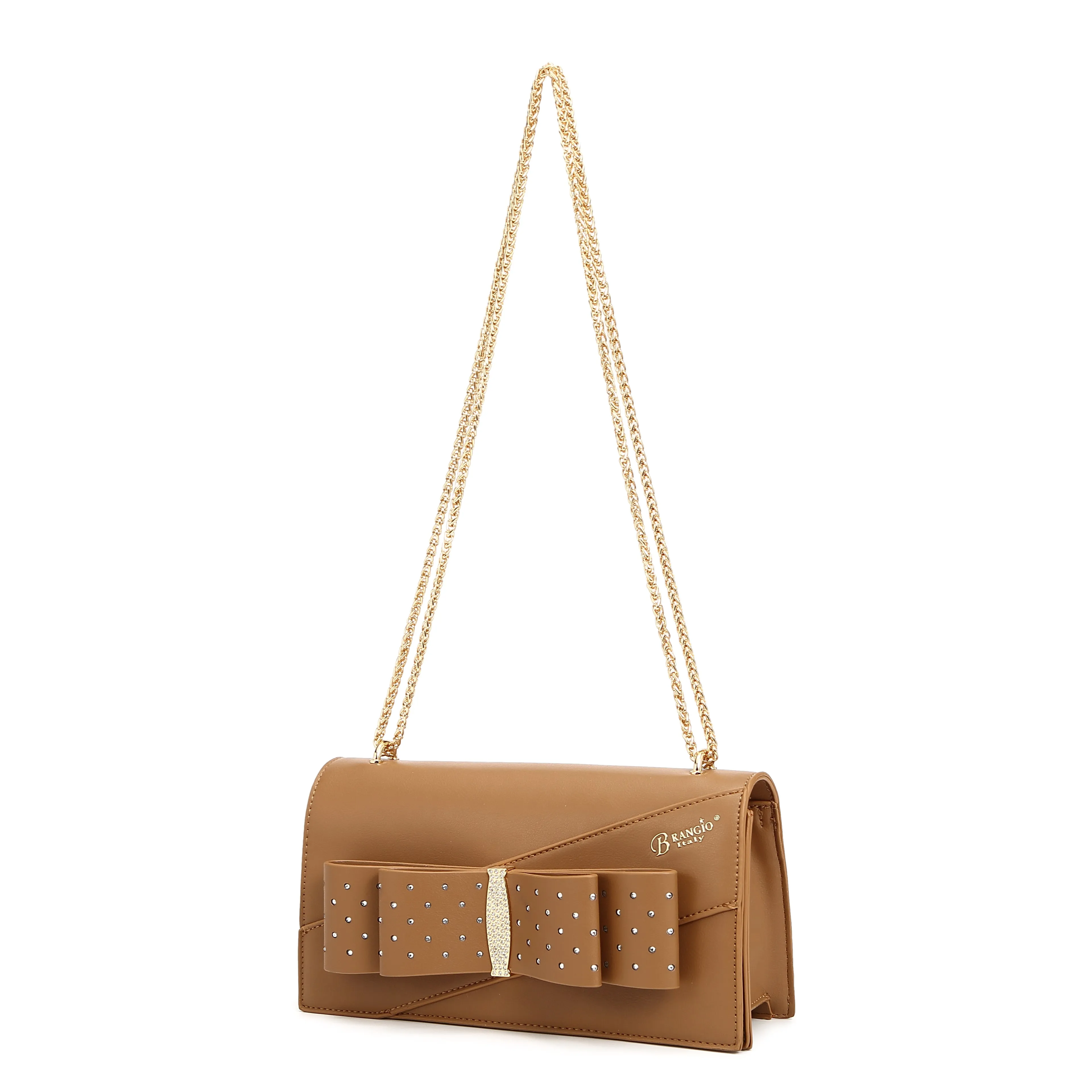 Functional weekend carrier Brangio Chic Bow Accent Evening Bag