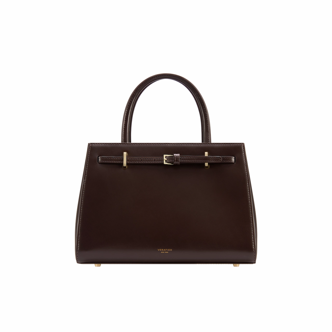 Chocolate Leather Book Tote Bag 25 Sustainable Fabric