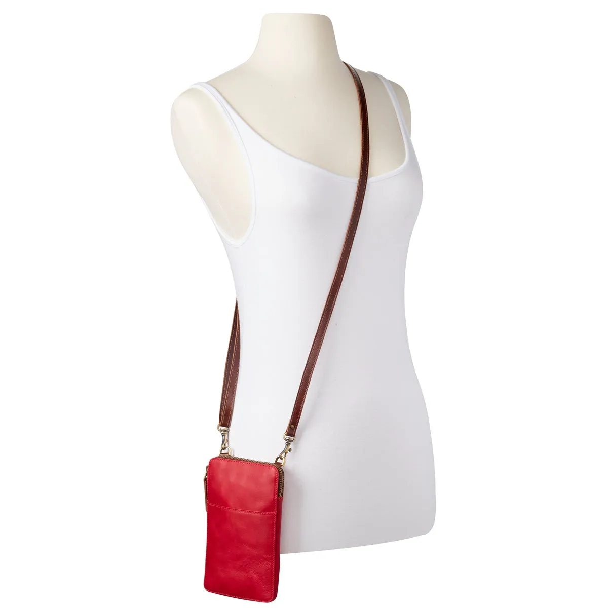 Sonoma Zippy Ziptop Smartphone Crossbody Pouch Effortless Style Contemporary Touch